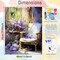Flowers Paint by Numbers Kit for Adults- Flowers Adult Paint by Number Kits on Canvas for Decor Gift 16X20 Inch